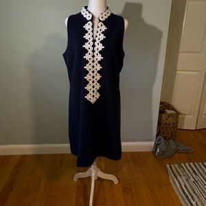 Lilly Pulitzer Navy and White Mini Dress